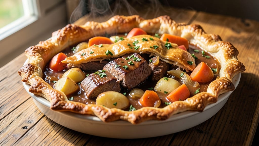 Beef and Vegetable Pie Recipe: Flaky Layers With Hearty Filling Magic