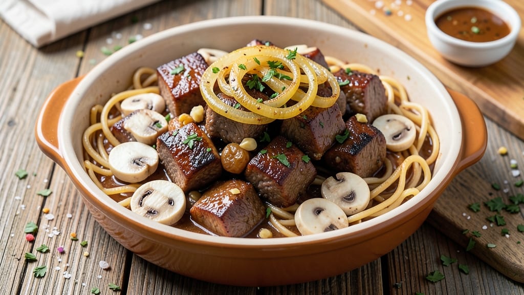Authentic German Beef Stroganoff Recipe: Sour Cream Velvety With Mushroom Depth