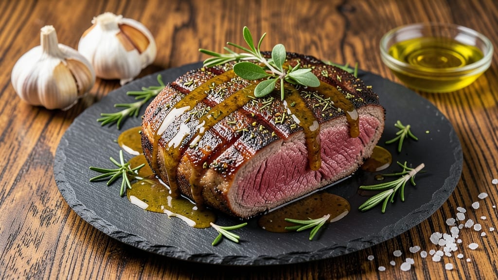 8-Lb Beef Tenderloin Recipe: Herb-Crusted Roast With Pinpoint Pink Centers