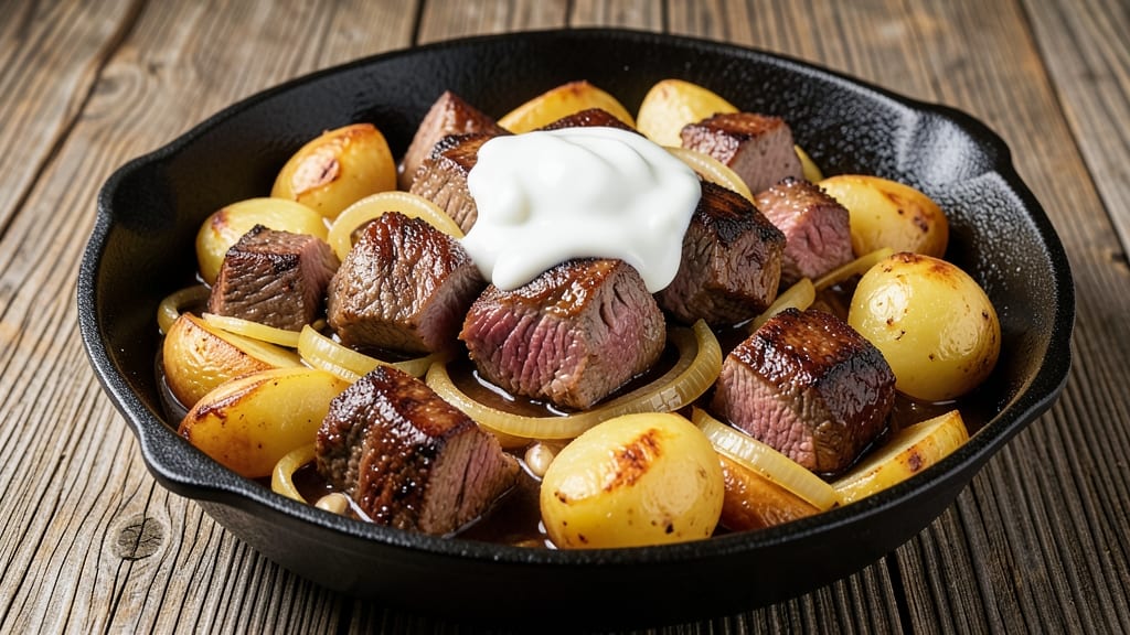 Beef and Potato Bake Recipe: Crispy Top, Melty Cheese Layers