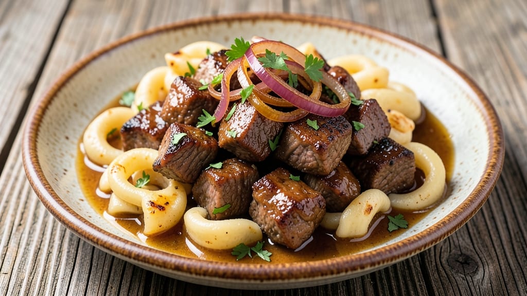 Beef and Spaetzle Recipe: German-Style One-Pan Dinner With Homemade Dumplings